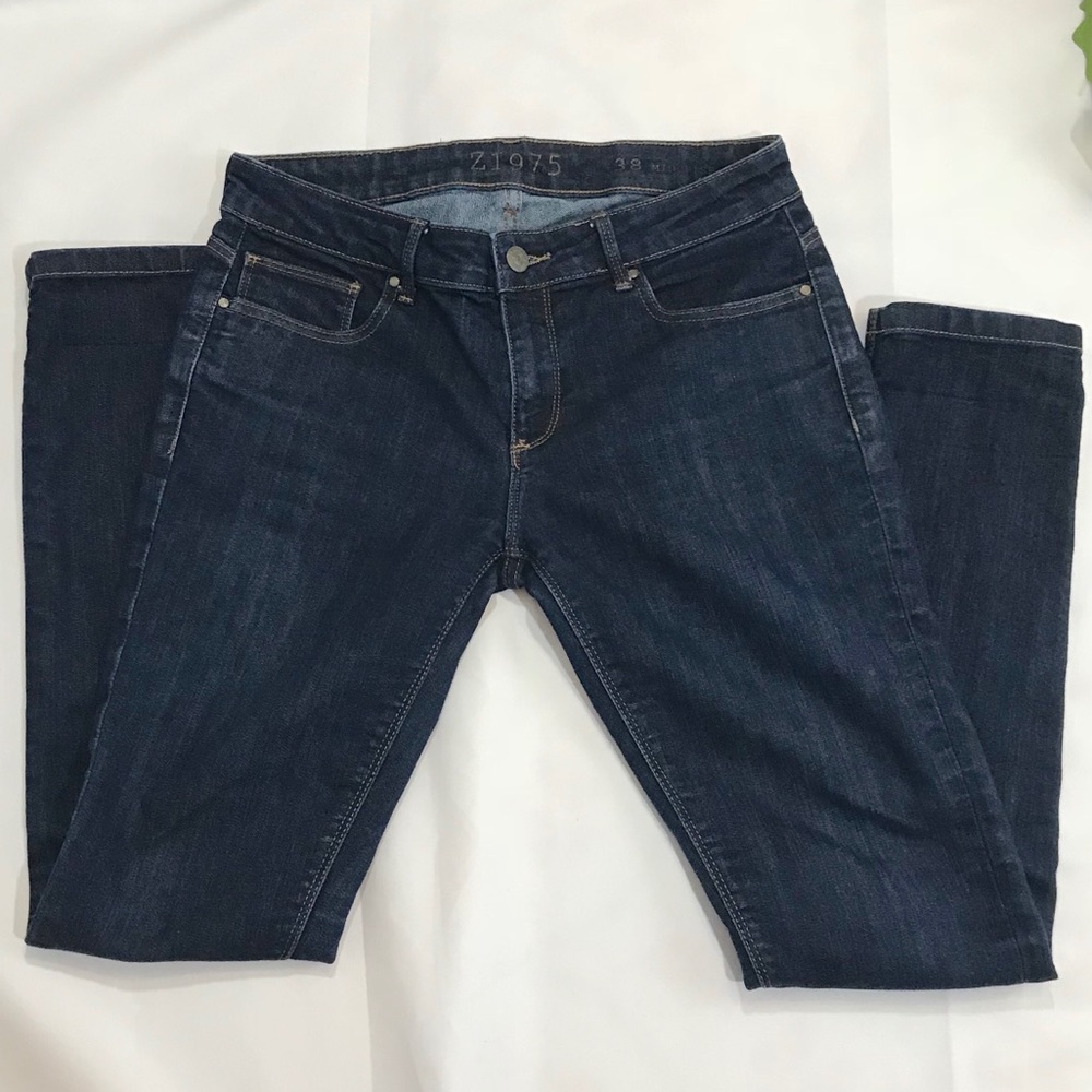 ❌SOLD❌ Zara Basics Dark Denim Skinny Jeans - Picture 1 of 8